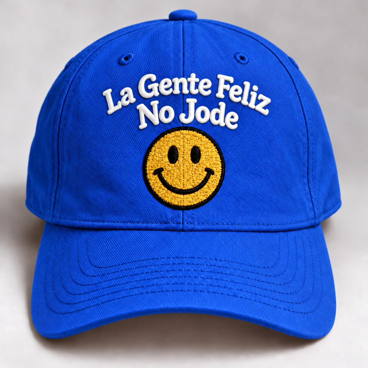 Gorra azul — La Gente Feliz No Jode