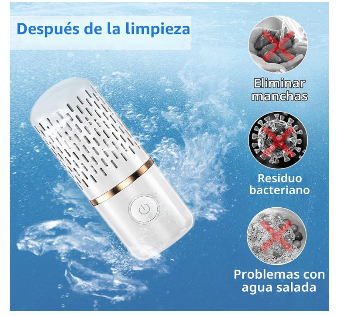 Máquina de limpieza de frutas y verduras, purificador de alimentos inalámbrico USB, dispositivo limpiador para lavar frutas, arroz, carne y vajilla