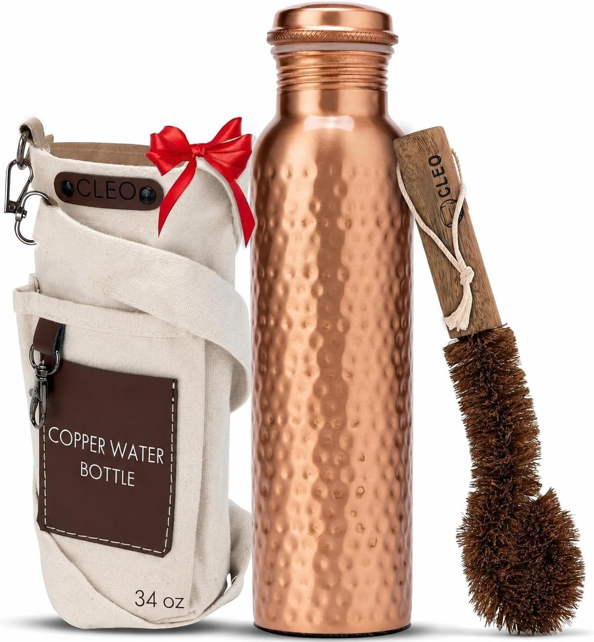 Botella de agua de cobre puro 100%