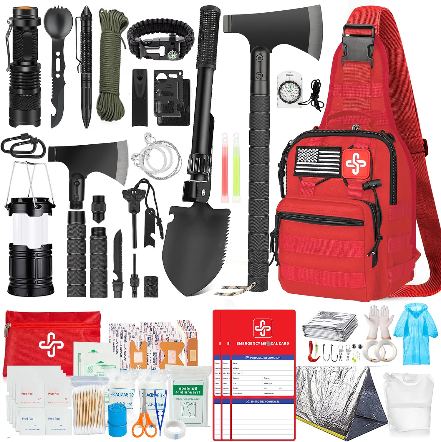 Kit de supervivencia, 262 piezas